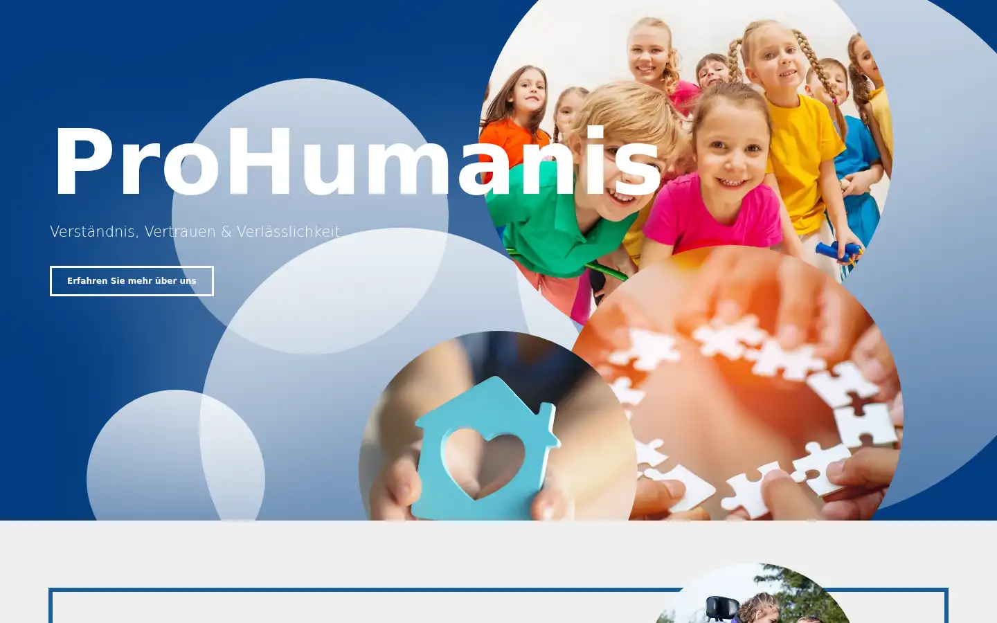 Screenshot of pro-humanis.de