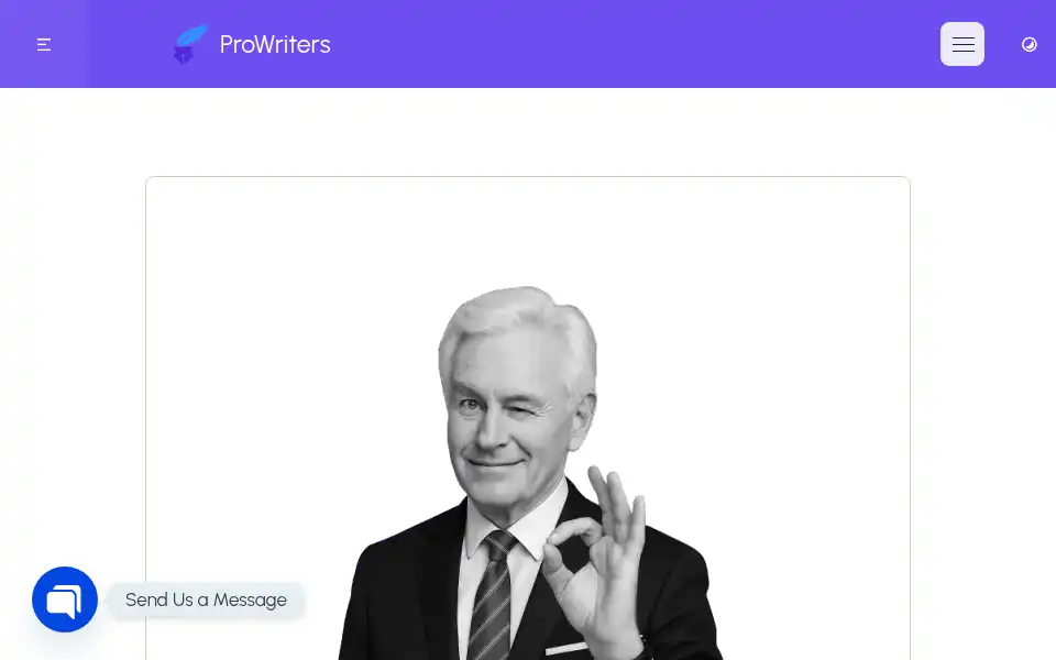 Screenshot of pro-writers.org