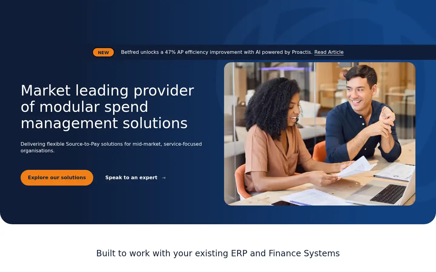 Screenshot of proactis.com