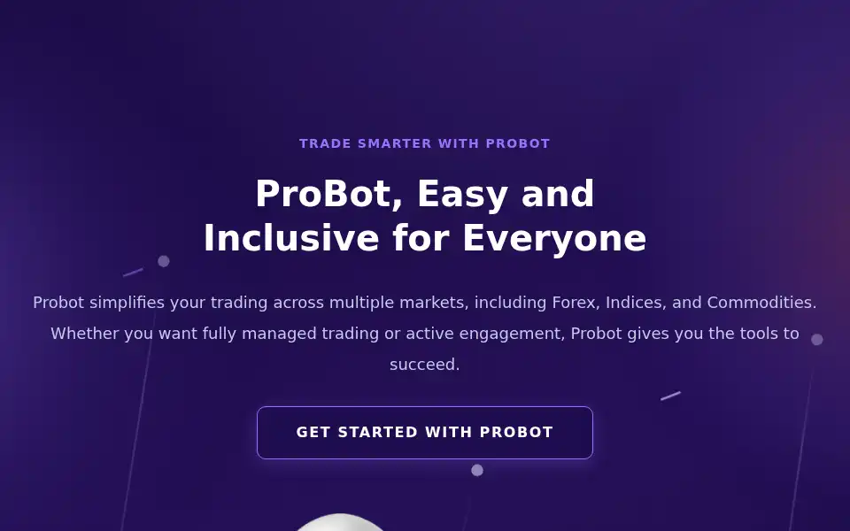 Screenshot of probotx.io