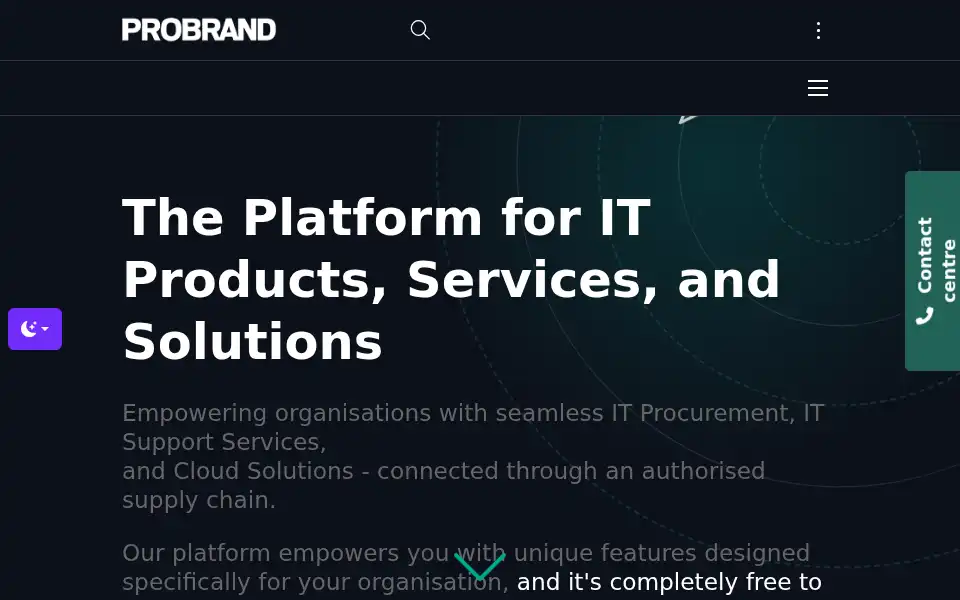 Screenshot of probrand.co.uk