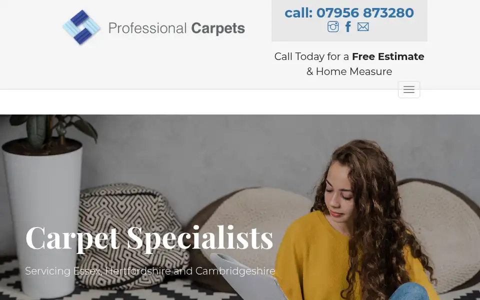 Screenshot of procarpets.co.uk
