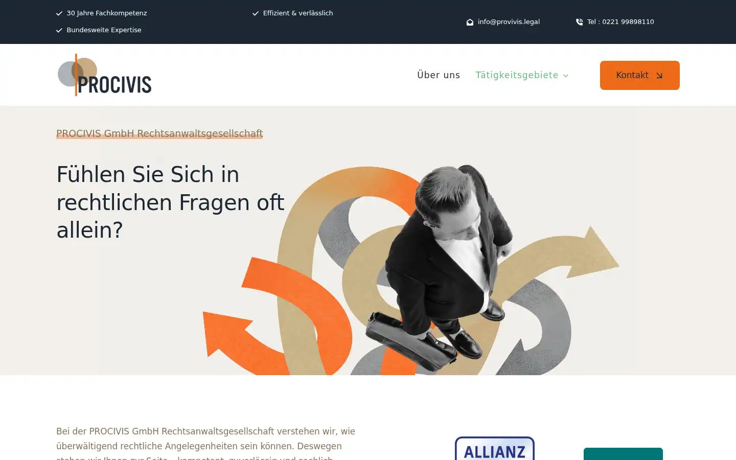 Screenshot of procivis.koeln