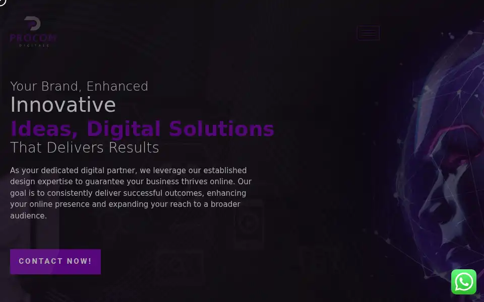 Screenshot of procomdigitals.com