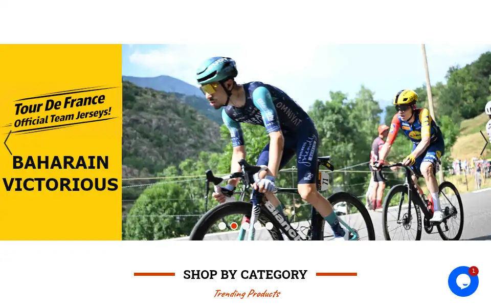 Screenshot of procyclegear.com