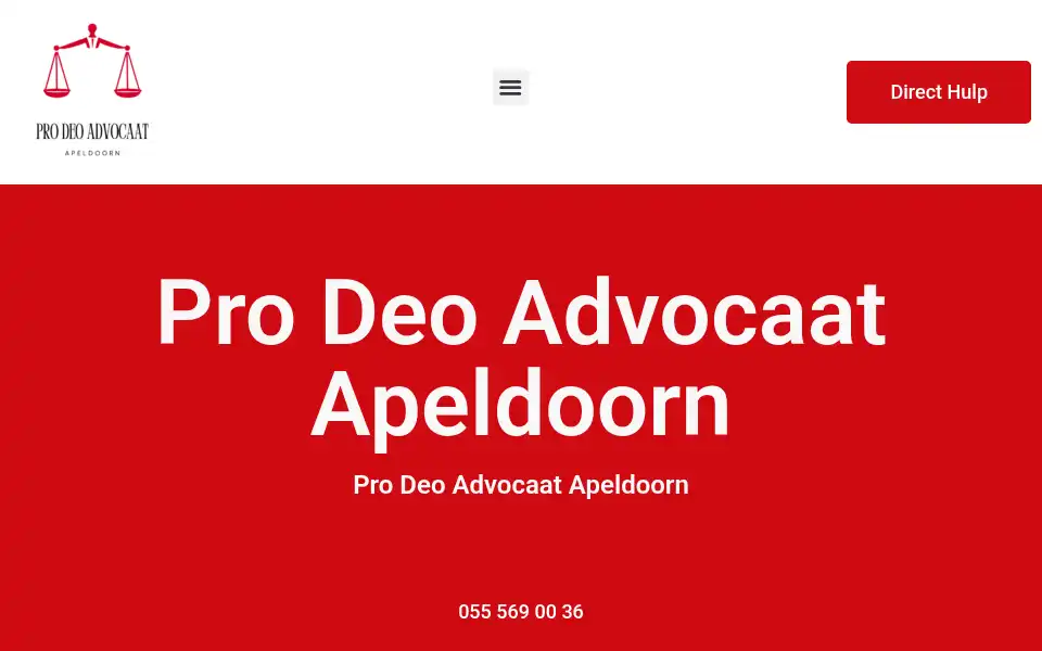 Screenshot of prodeoadvocaatapeldoorn.com