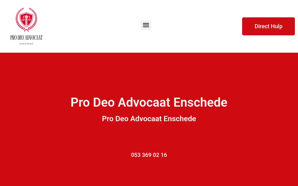 Screenshot of prodeoadvocaatenschede.com