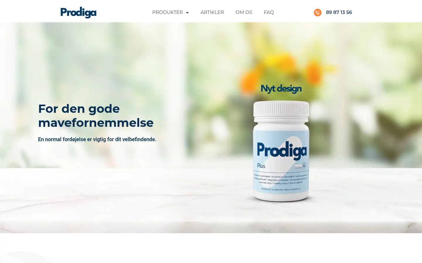 Screenshot of prodiga.dk