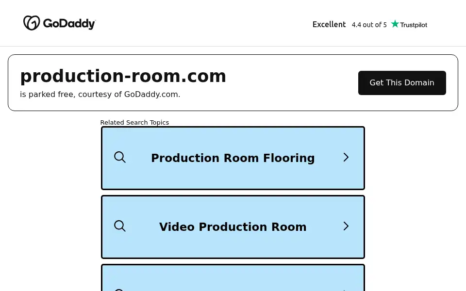 Screenshot of production-room.com