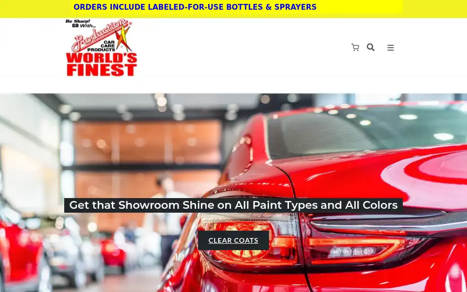 Screenshot of productioncarcare.com
