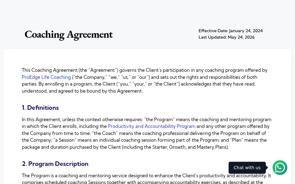 Screenshot of productivitylifecoach.com
