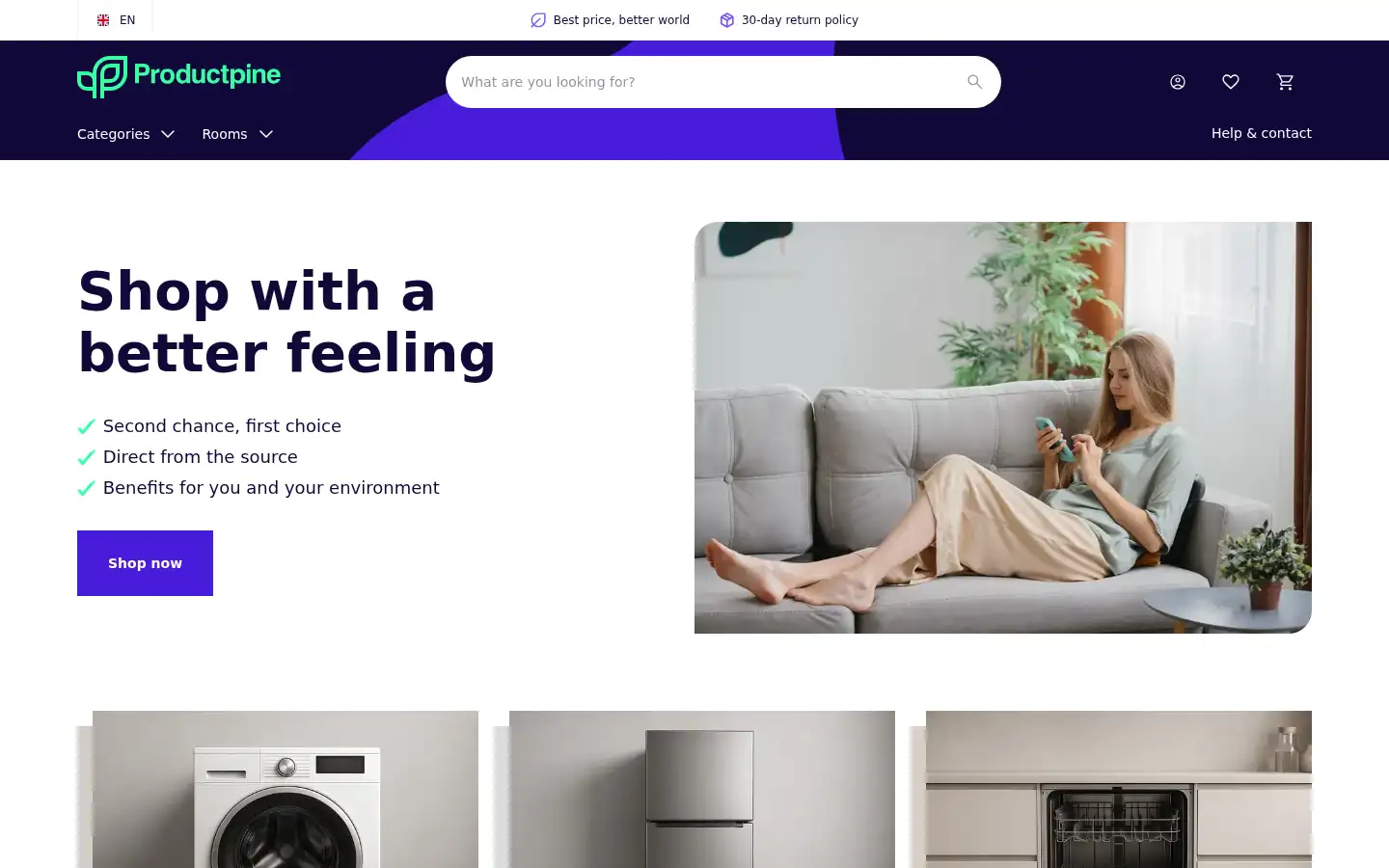 Screenshot of productpine.com