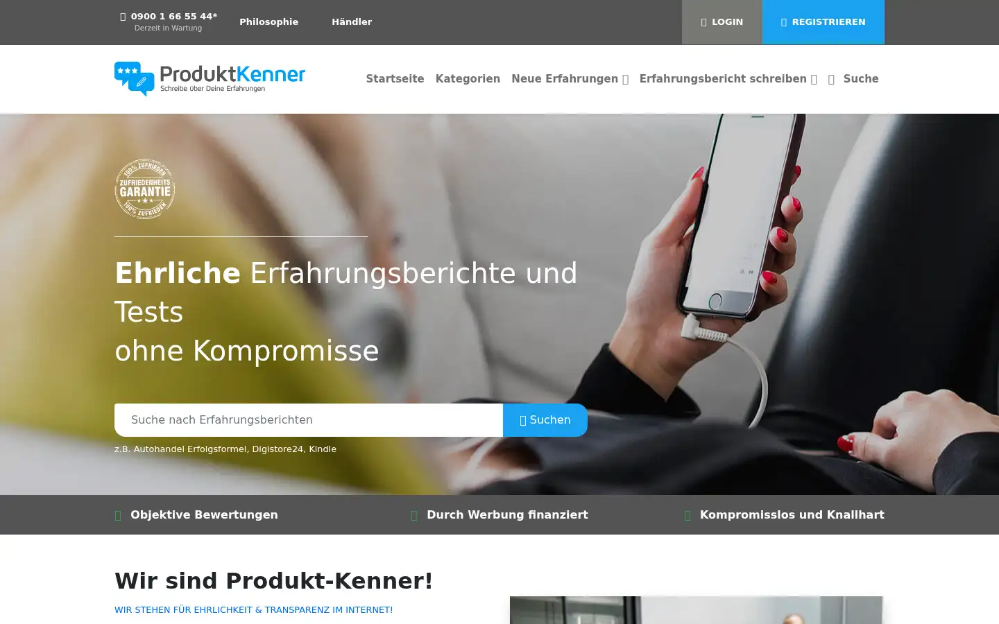 Screenshot of produkt-kenner.de