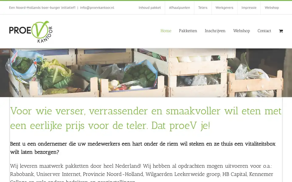 Screenshot of proevkantoor.nl
