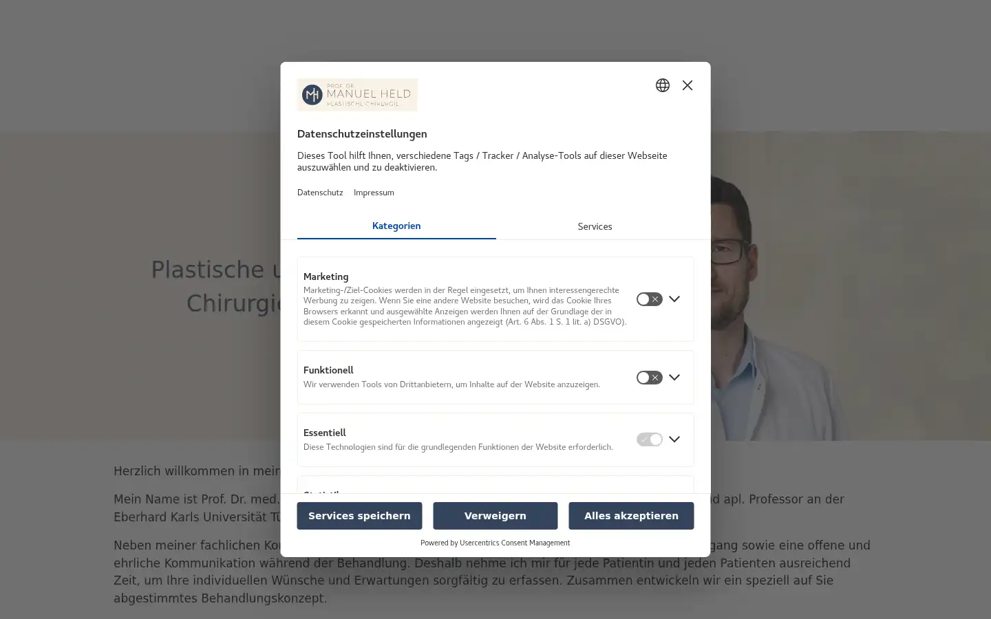 Screenshot of prof-held.de