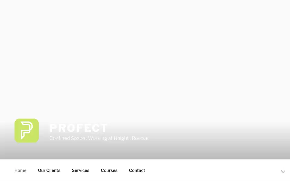 Screenshot of profecttraining.com