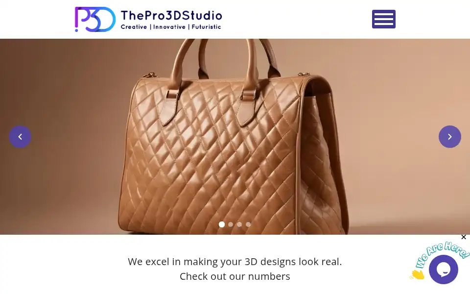 Screenshot of professional3dservices.com