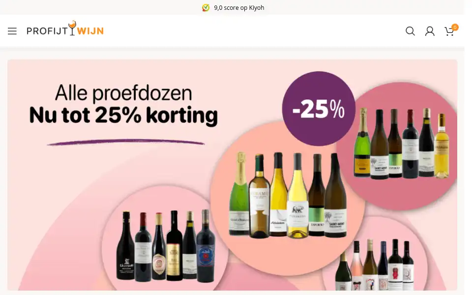Screenshot of profijtwijn.nl