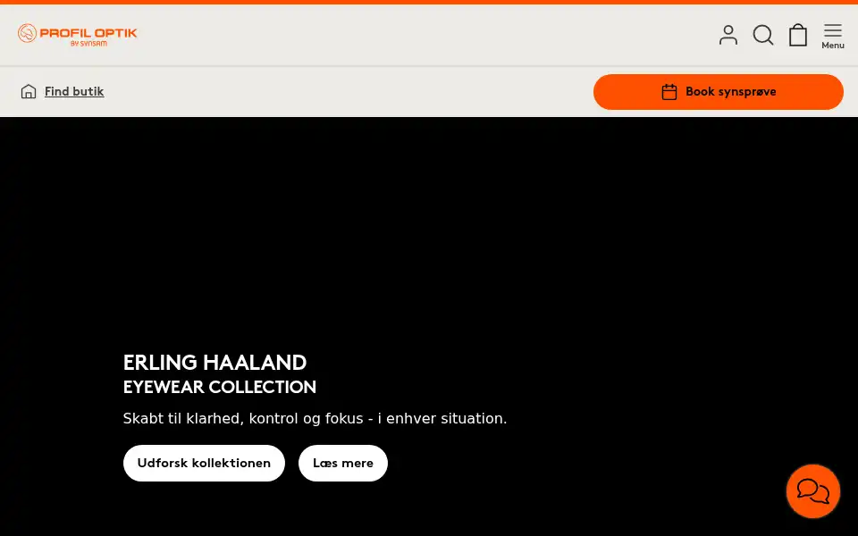 Screenshot of profiloptik.dk