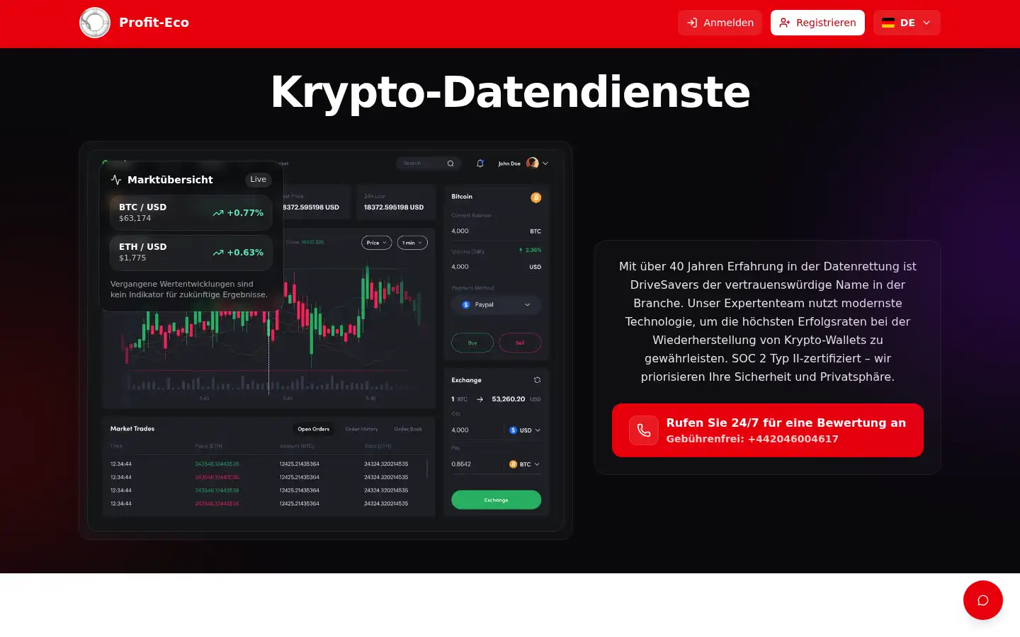 Screenshot of profit-eco.com