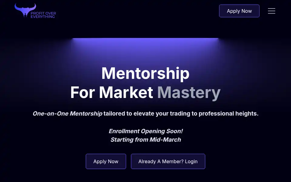 Screenshot of profitacademyfx.com
