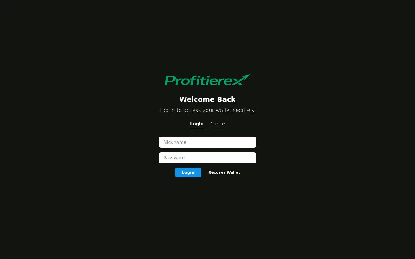 Screenshot of profitierex.com