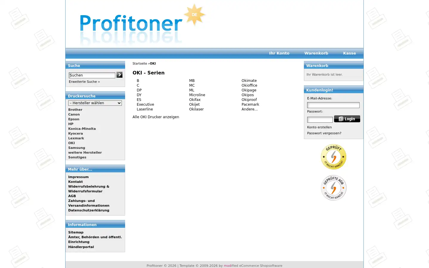 Screenshot of profitoner.de