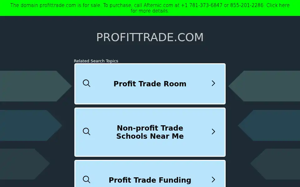 Screenshot of profittrade.com