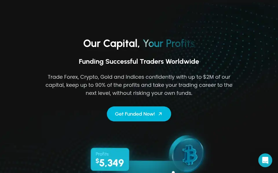 Screenshot of profunded.com