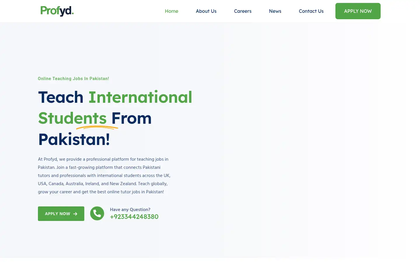 Screenshot of profyd.com