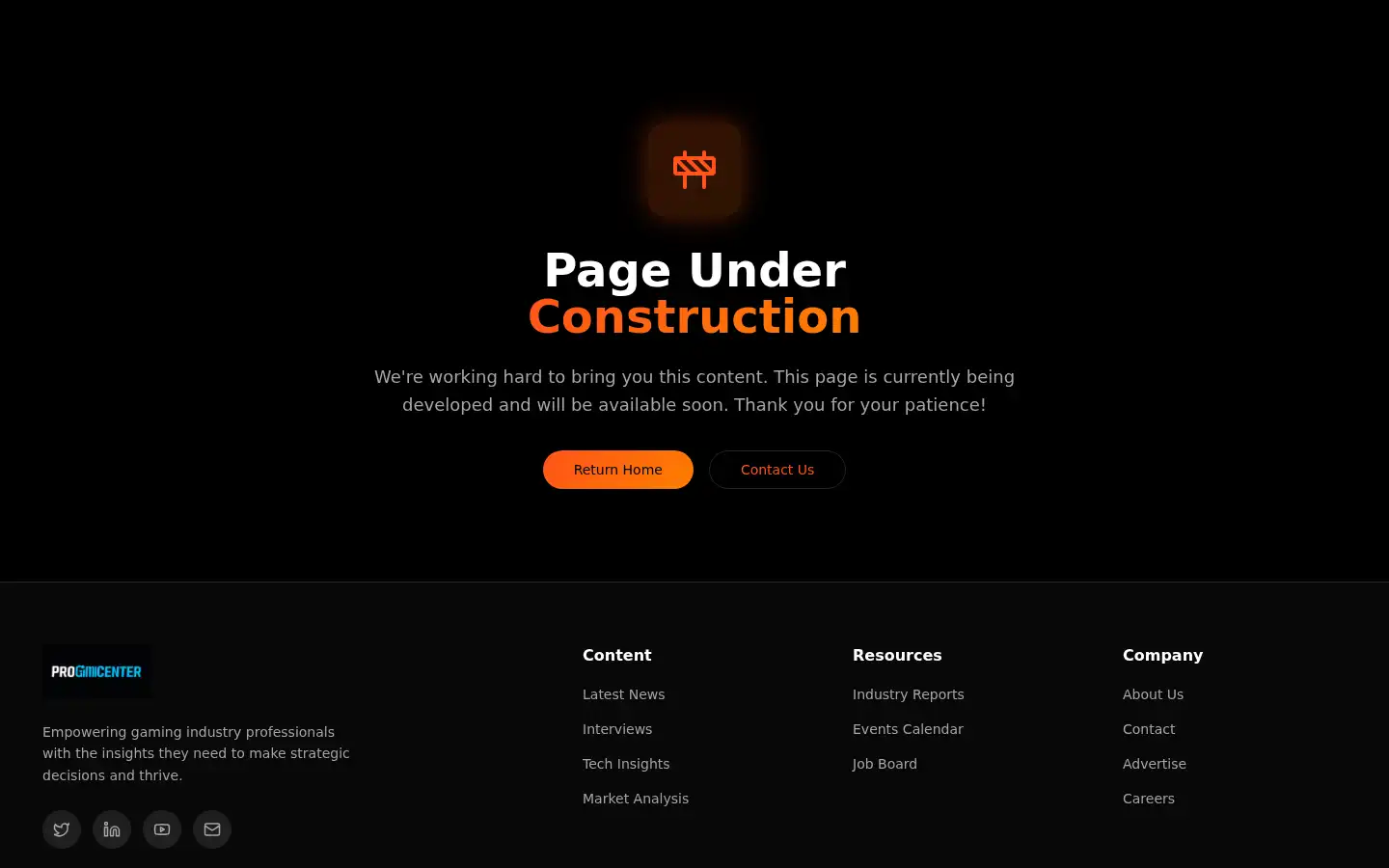 Screenshot of progamingcenter.com