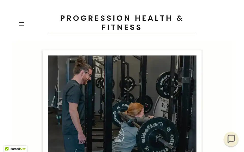 Screenshot of progressionhealthfitness.com