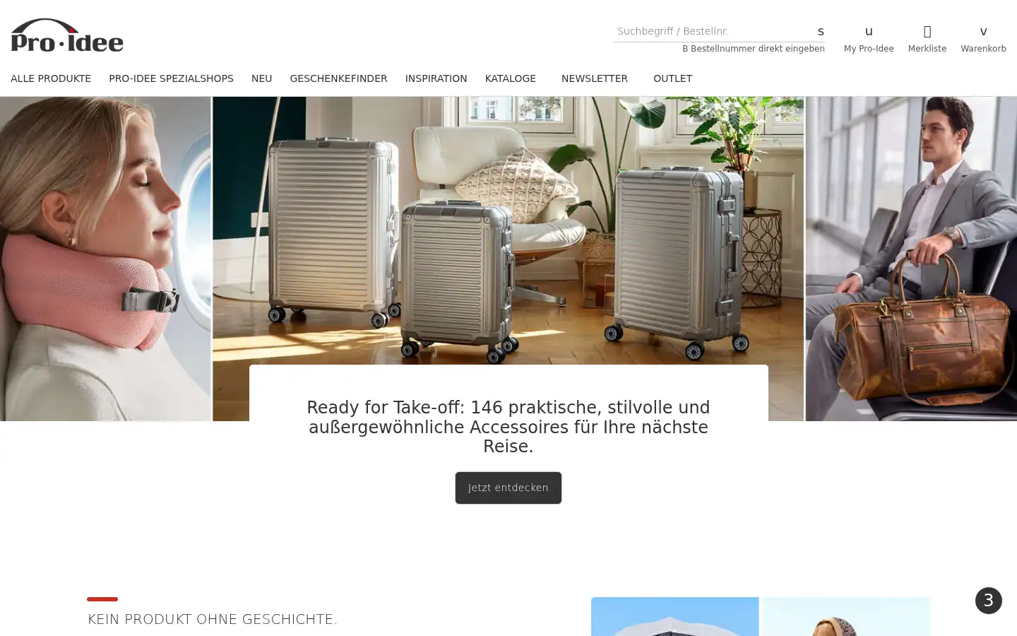 Screenshot of proidee.de