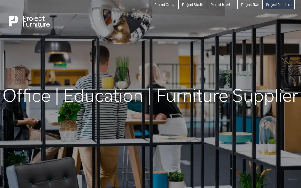 Screenshot of project-furniture.co.uk