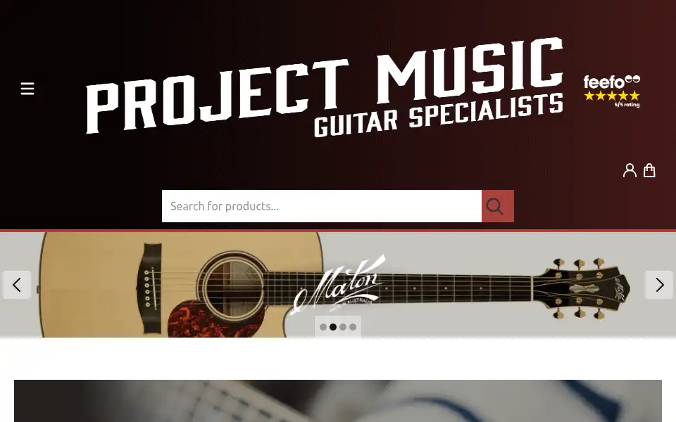 Screenshot of projectmusic.net