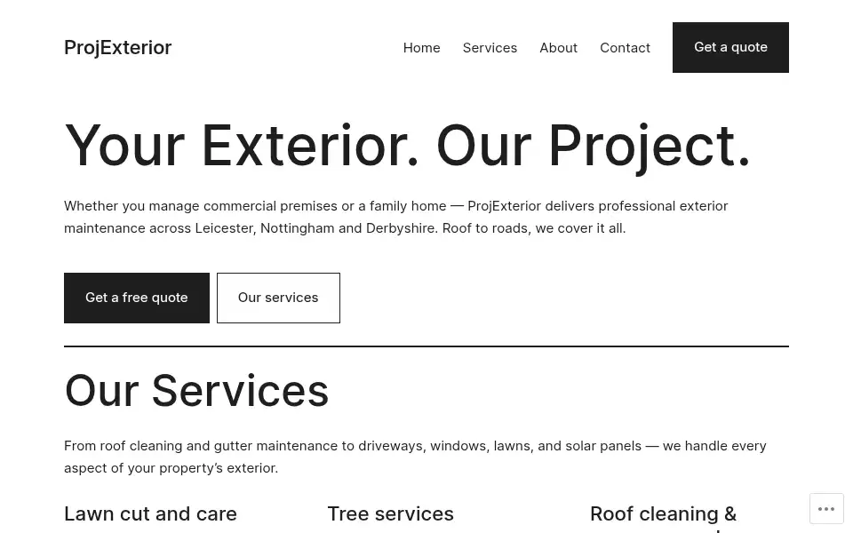 Screenshot of projectpressure.co.uk