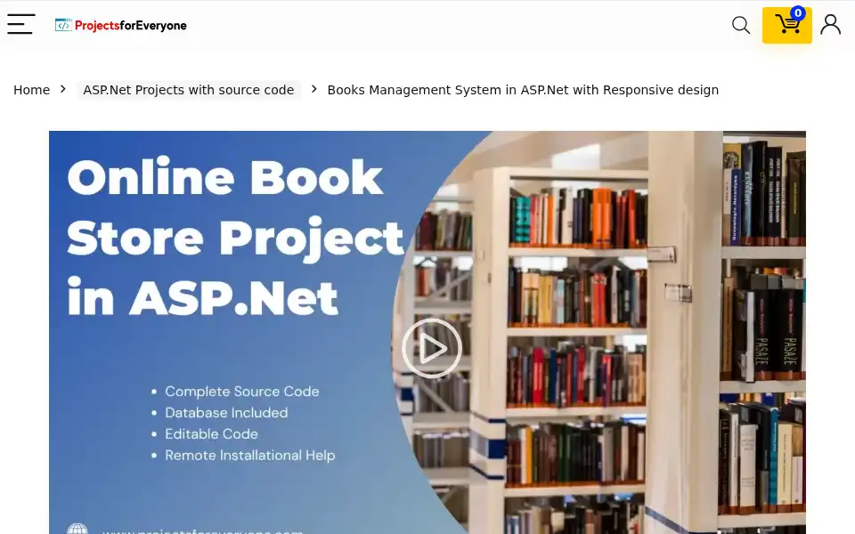 Screenshot of projectsforeveryone.com