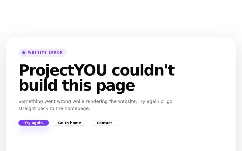 Screenshot of projectyou.nl