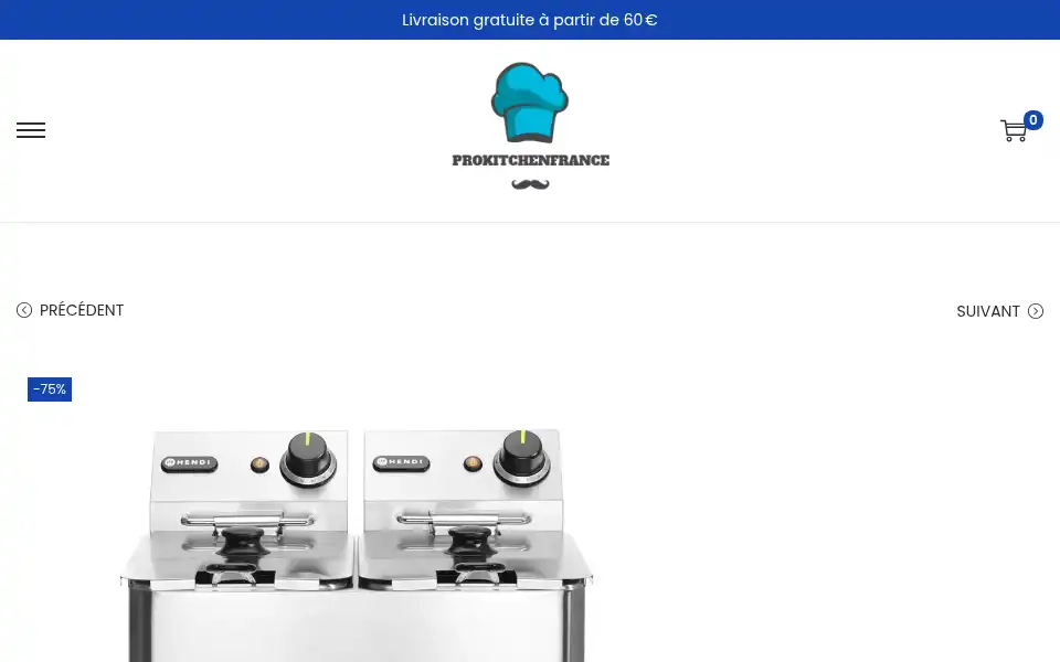 Screenshot of prokitchenfrance.com