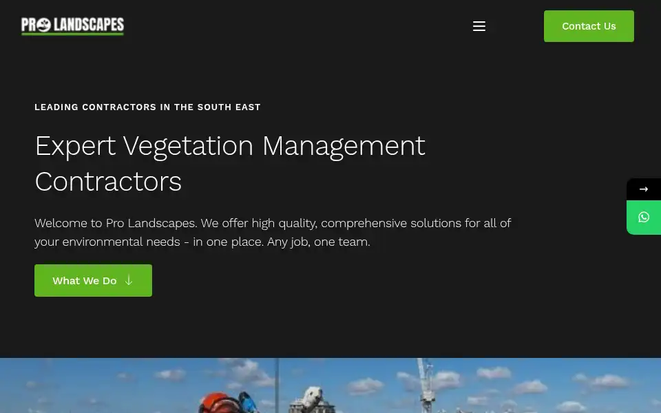 Screenshot of prolandscapes.co.uk