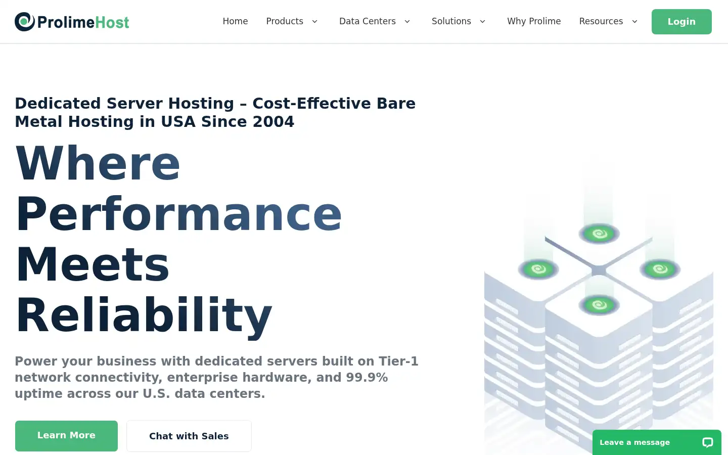 Screenshot of prolimehost.com