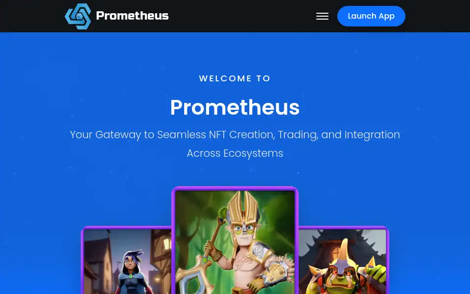 Screenshot of prometheus.business