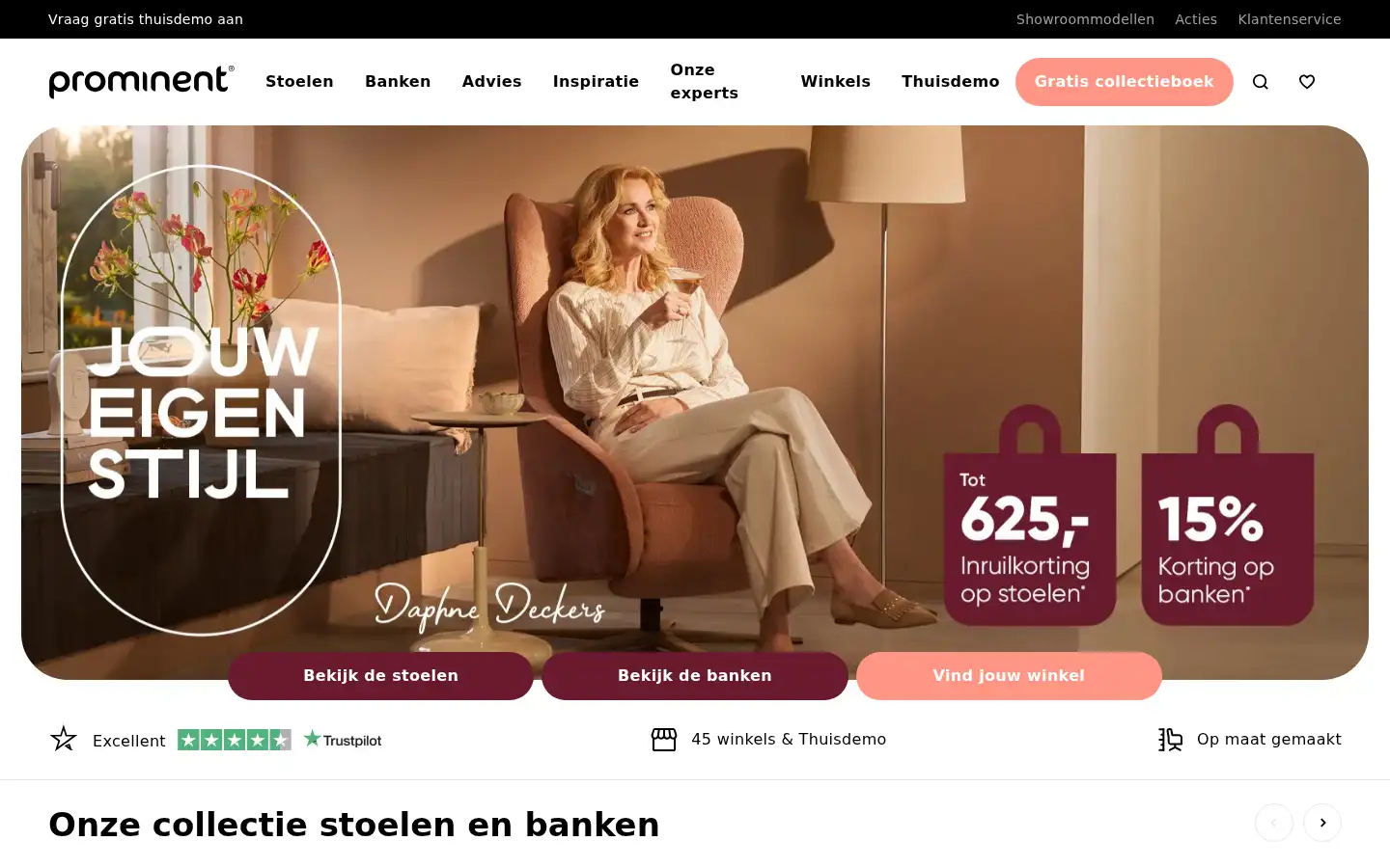 Screenshot of prominent.nu