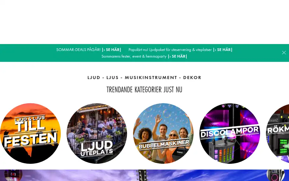 Screenshot of promixsweden.se