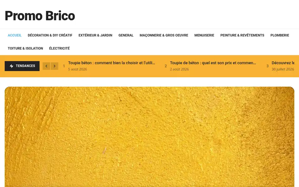 Screenshot of promo-brico.com