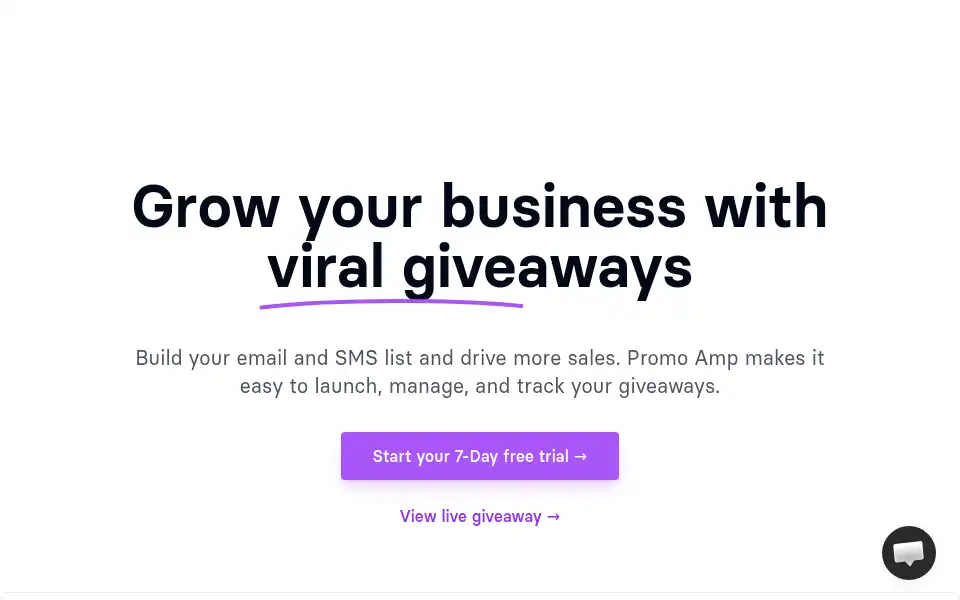 Screenshot of promoamp.com