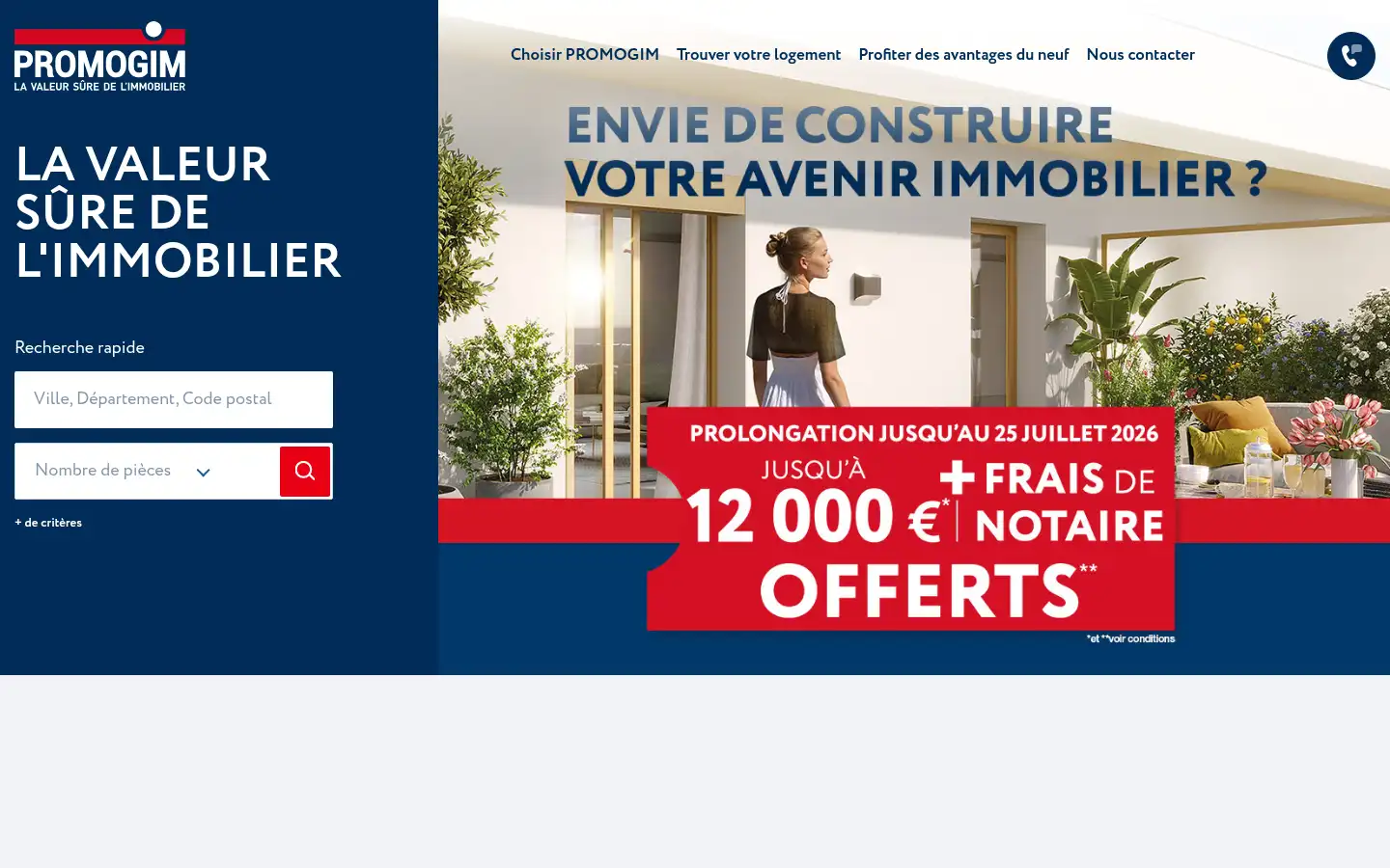Screenshot of promogim.fr