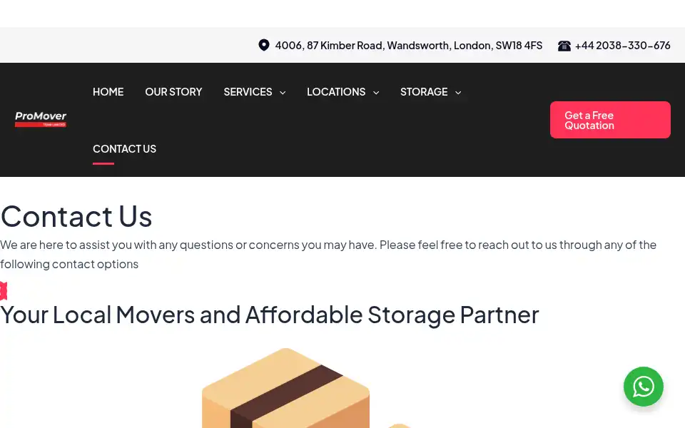 Screenshot of promoverteamlimited.co.uk