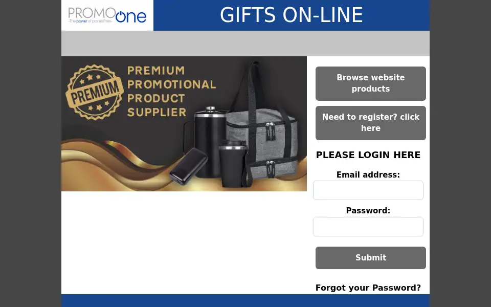 Screenshot of promoworld.co.za