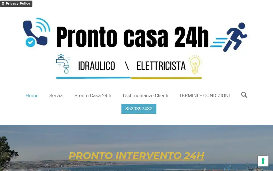 Screenshot of prontocasa24h.it